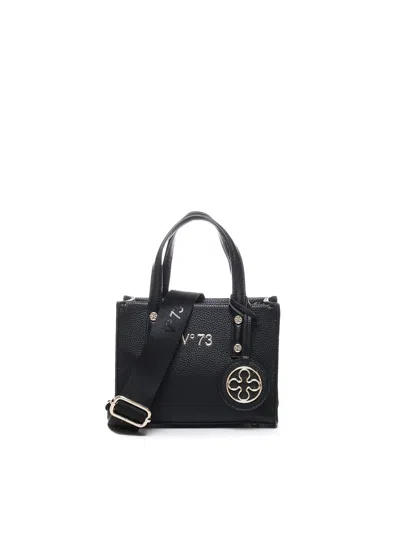 V73 Visia Handbag With Shoulder Strap In Black