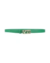 V73 Woman Belt Green Size 38 Polyurethane