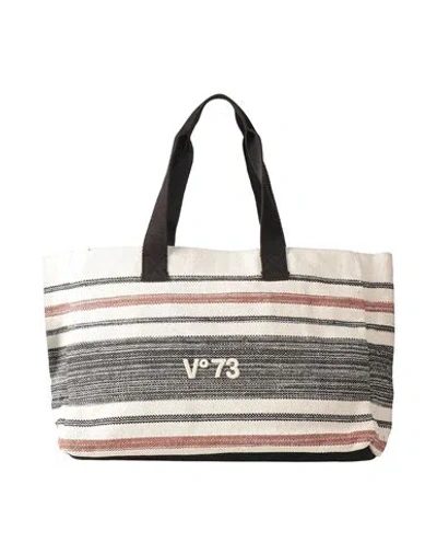 V73 Woman Handbag Beige Size - Cotton In White