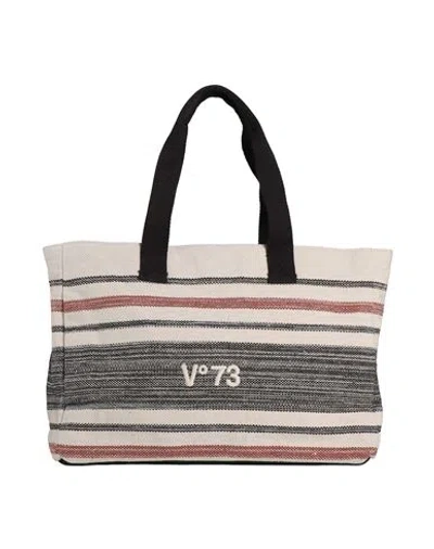 V73 Woman Handbag Ivory Size - Cotton In White