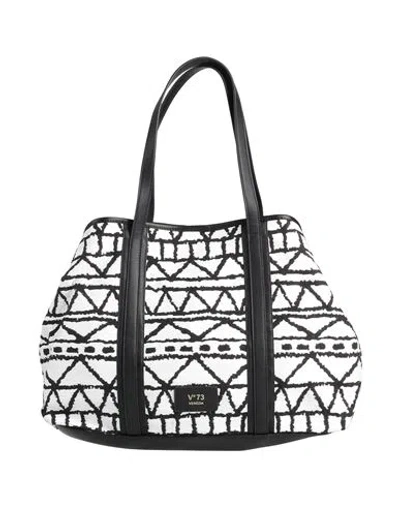 V73 Woman Shoulder Bag Black Size - Polypropylene, Cotton