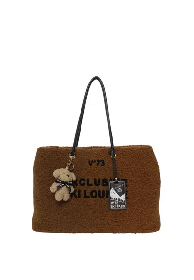 V73 Women's Bag V°73 73bs9a501 Leather/black In Brown