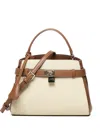 V73 Yui Structured Tote Bag In Neutrals