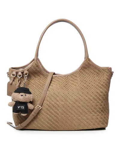 V73 Zelda Woven Bag In Beige