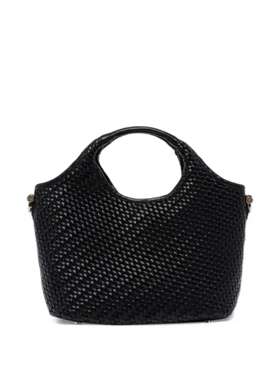 V73 Zelda Woven Tote Bag In Black