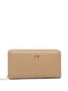 V73 Zip-around Wallet In Neutral