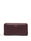 V73 Zip-around Wallet In Red