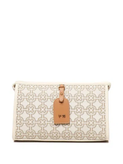 V73 Zip-up Make Up Bag In 中性色
