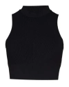 Vaara Woman Top Black Size L Viscose, Polyester In Black