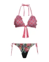 Vacanze Italiane Woman Bikini Magenta Size 12 Polyamide, Elastane In Magenta
