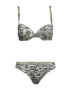 Vacanze Italiane Woman Bikini Military Green Size 10 Polyamide, Elastane In Green