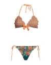 Vacanze Italiane Woman Bikini Orange Size 14 Polyamide, Elastane