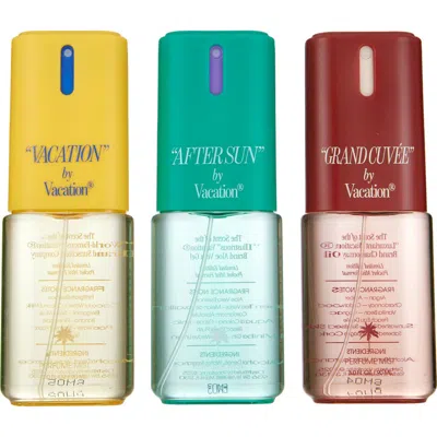 Vacation Body Mist Collector's Set $72 Value In Transparent
