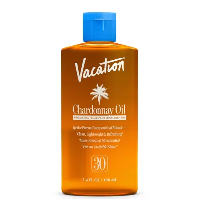 Vacation Chardonnay Oil Spf 30 100ml In White