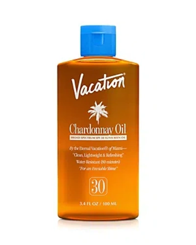Vacation Chardonnay Oil Spf 30 3.4 Oz. In Brown