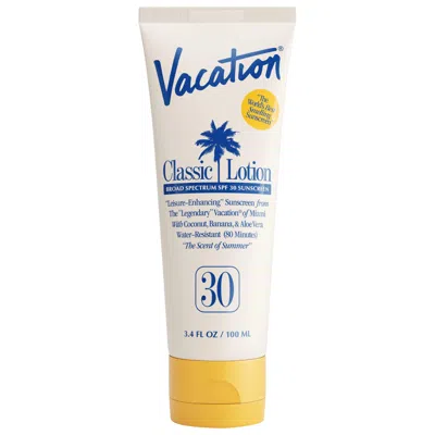 Vacation Classic Lotion Spf 30 Sunscreen 3.4 Oz/100 ml