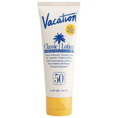 Vacation Classic Lotion Spf 50 Sunscreen 3.4 Oz/100 ml