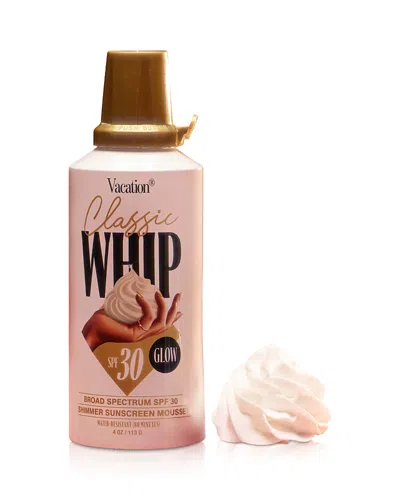 Vacation Classic Whip Glow Spf 30 4 Oz. In Transparent