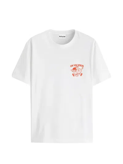 Vacation Graphic-print T-shirt In White