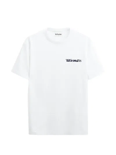 Vacation Out Of Office Logo-print T-shirt In White