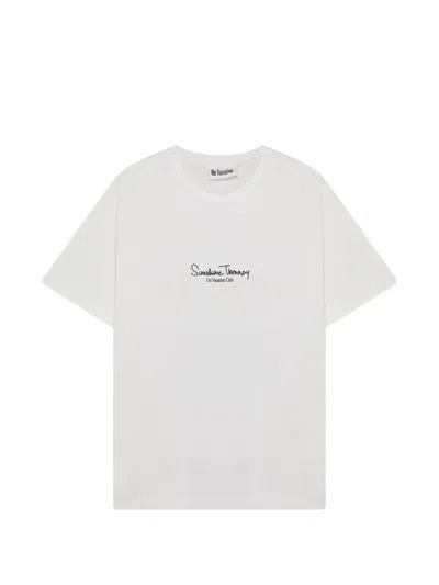 Vacation Sunshine Therapy Graphic-print T-shirt In White