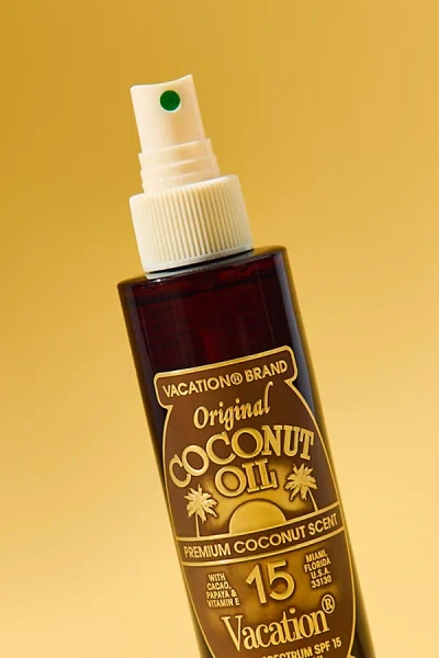 Vacation Original Coconut Oil Spf 15 Sunscreen Oil Spray In Brown At Urban Outfitters