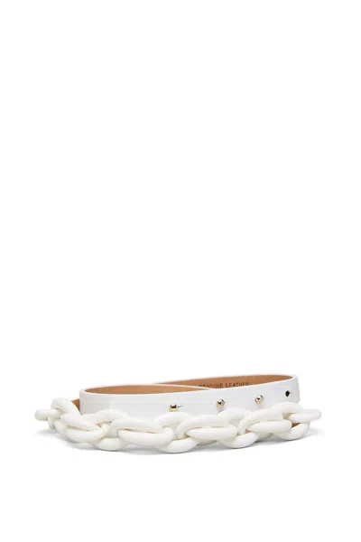 Scanlan Theodore Resin Rope Trim Belt 1.5 In White