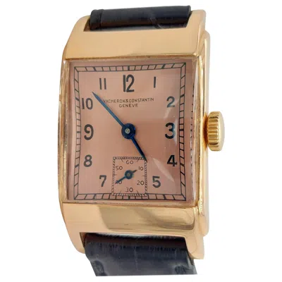 Pre-owned Vacheron Constantin 18kt Pink Gold  Manual Winding, Excellent Condition From 1935