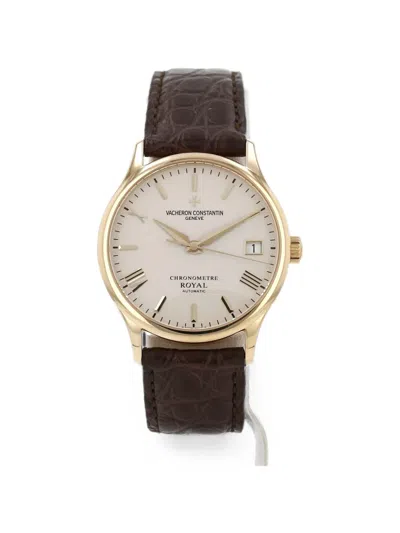 Pre-owned Vacheron Constantin 200 Patrimony 34mm Watch In Neutral
