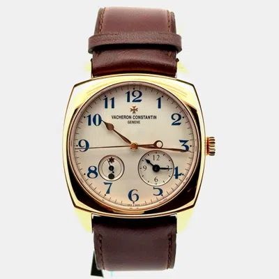 Pre-owned Vacheron Constantin 260th Anniversary 7810s-000r-b141 Automatic Champagne Dial 18k Rose Gold Men's Wristwatch 40 Mm In White