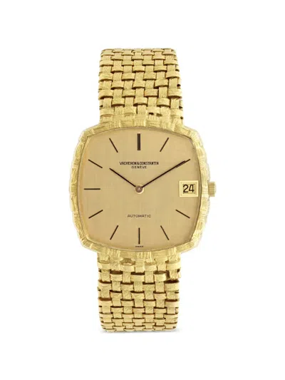 Pre-owned Vacheron Constantin Classic 33mm Watch In Gold