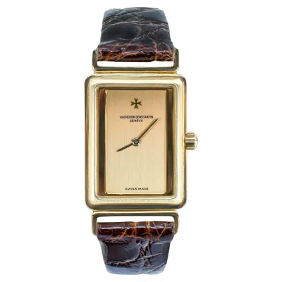 Pre-owned Vacheron Constantin Harmony 18k Gold Ladies Watch Ref. 61201/939 In Multi