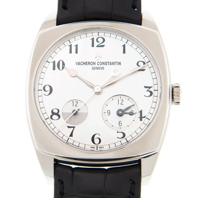 Vacheron Constantin Harmony Dual Time Men's Black Leather Watch 7810s/000g-b142