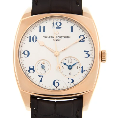 Vacheron Constantin Harmony Dual Time Silvered Opaline Dial Men's Watch 7810s/000r-b051 In Pink