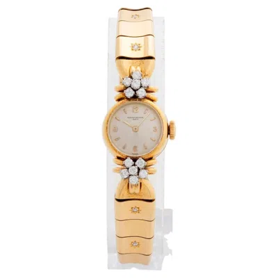 Pre-owned Vacheron Constantin Ladies Cocktail Watch, 18k Yellow Gold, 6 X Diamonds, 1960
