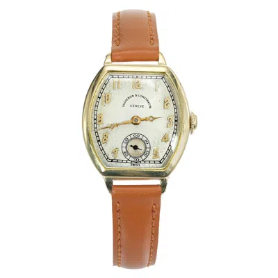 Pre-owned Vacheron Constantin Ladies Yellow Gold Wristwatch