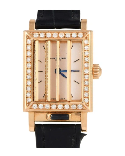 Vacheron Constantin Men's Jalousie Diamond Watch (authentic ) In Gold
