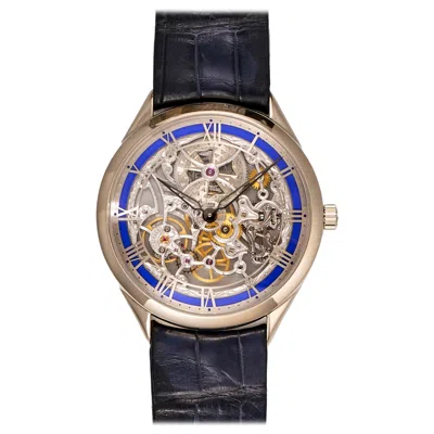 Pre-owned Vacheron Constantin M�tiers D'art Ajour�es Blue 82020 Skeleton Blue Enamel