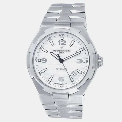 Pre-owned Vacheron Constantin Overseas 47040/b01a-9093 Automatic Silver Stainless Steel Men's Wristwatch 43 Mm