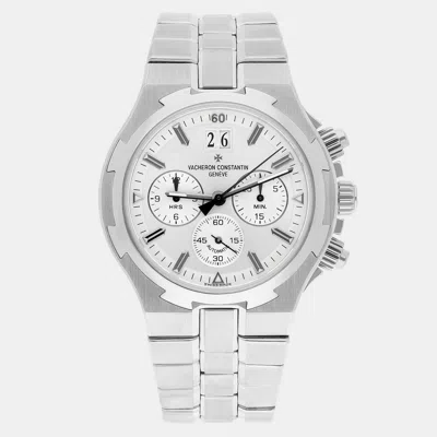 Pre-owned Vacheron Constantin Overseas 49140/423a-8790 Automatic Silver Stainless Steel Men's Wristwatch 40 Mm