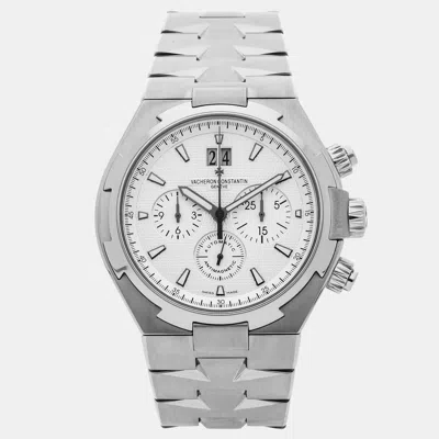 Pre-owned Vacheron Constantin Overseas 49150/b01a-9095 Silver Stainless Steel Automatic Men's Watches 42mm