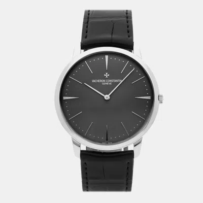 Pre-owned Vacheron Constantin Patrimony Grand Taille 81180/000p-9539 40 Mm