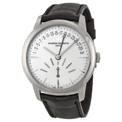 Vacheron Constantin Patrimony Retrograde Day-date Silver Dial Automatic Men's Watch 86020000g-9508 In White