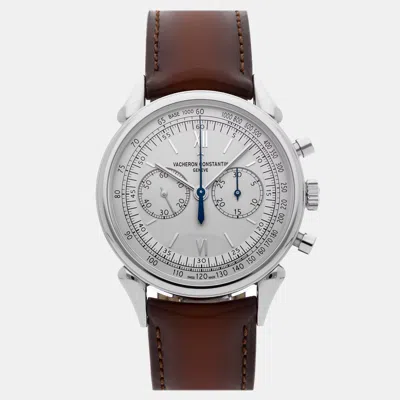 Pre-owned Vacheron Constantin Historiques Cornes De Vache 1955 5000h/000a-b582 In Silver
