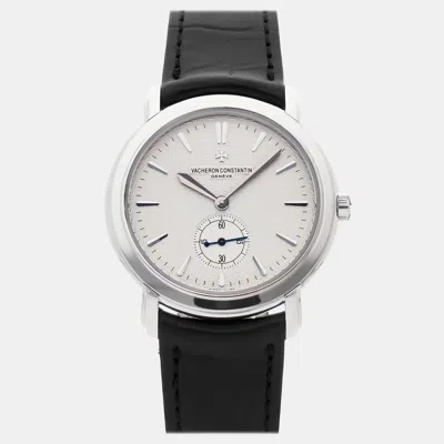 Pre-owned Vacheron Constantin Malte Grande Classique 81000/000g-9107 Silver Manual Winding 18k White