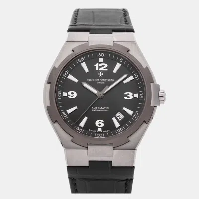 Pre-owned Vacheron Constantin Overseas 47040/000w-9500 42 Mm In Gray