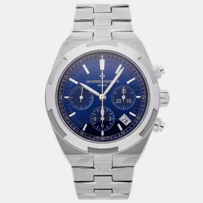 Pre-owned Vacheron Constantin Overseas Chronograph 5500v/110a-b148 In Blue