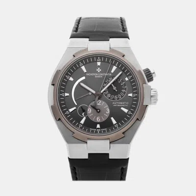 Pre-owned Vacheron Constantin Overseas Dual Time 47450/000w-9511 In Gray