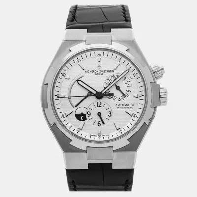 Pre-owned Vacheron Constantin Overseas Dual Time 47450/b01a-9226 In Silver