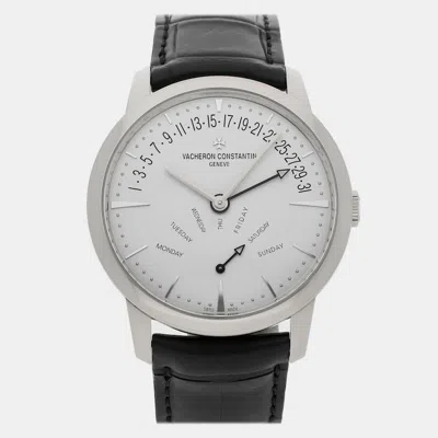 Pre-owned Vacheron Constantin Patrimony 4000u/000g-b112 In White